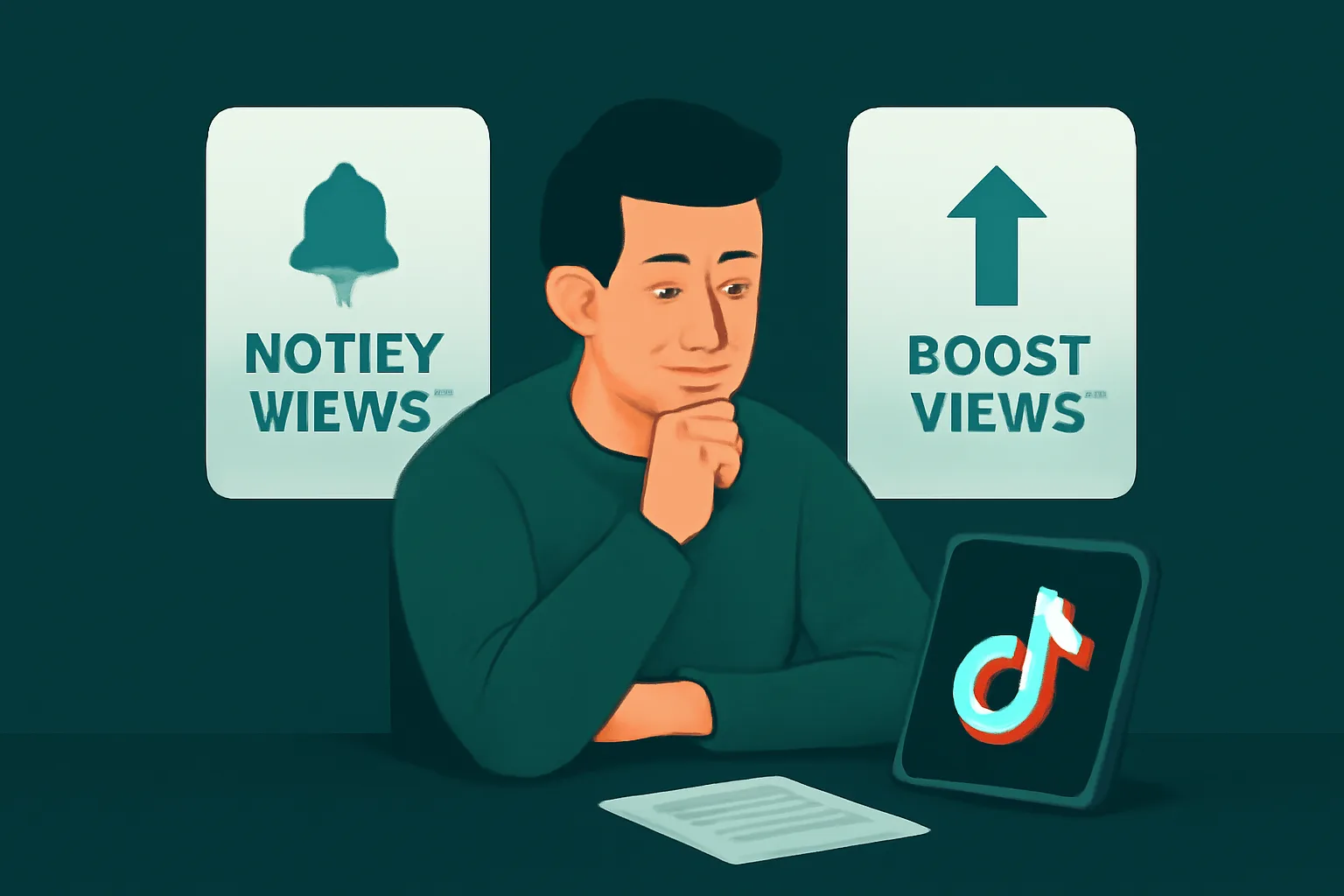 เปรียบเทียบ Notify Views vs Boost Views สำหรับ TikTok: เลือกแบบไหนให้ร้านค้าออนไลน์ได้ผลจริง?