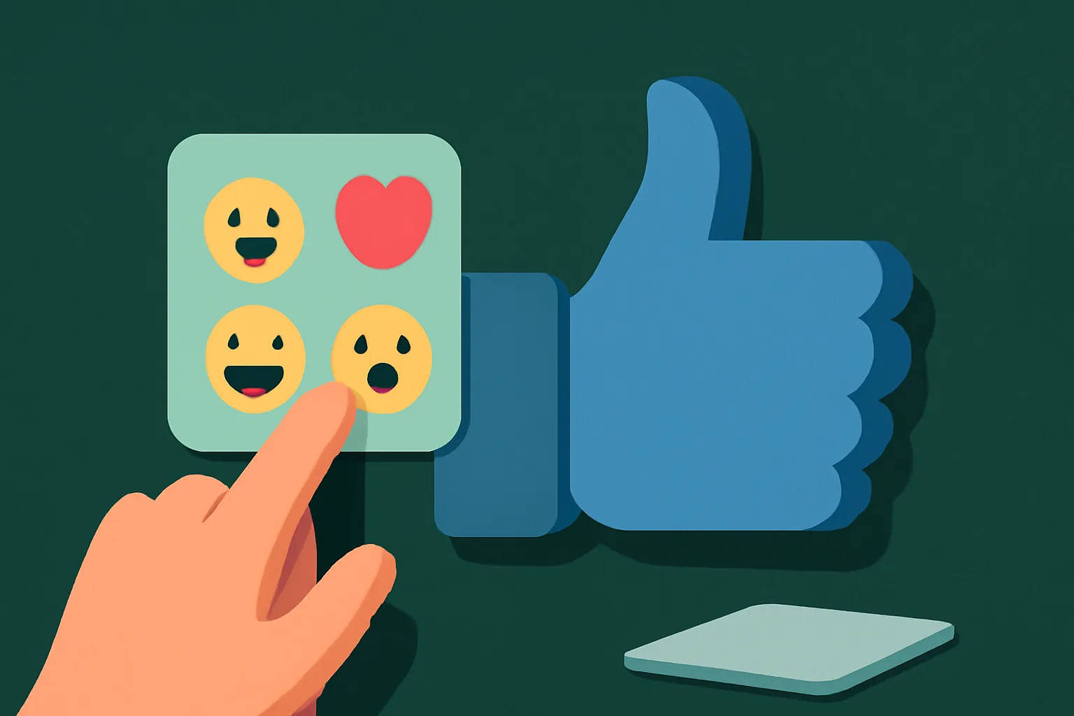 วิธีเพิ่มยอดไลค์ Facebook (Emoji): เลือก Emoji ให้โพสต์ร้านค้า 'โดนใจ'