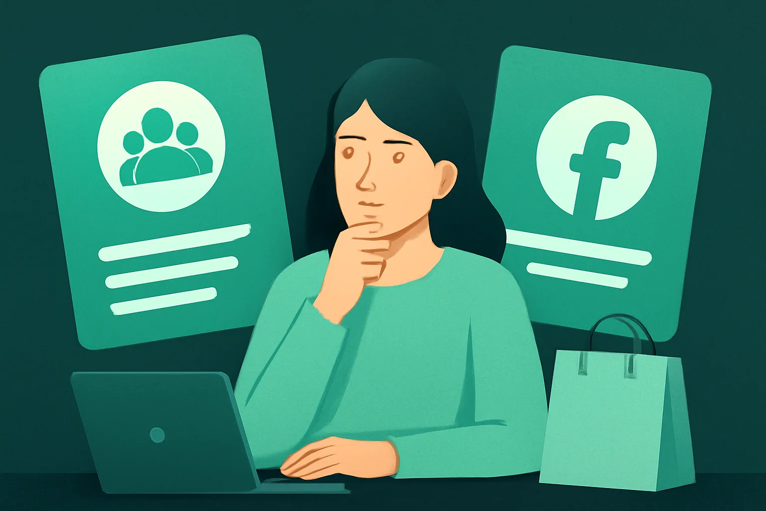 Facebook: เพิ่มคนเข้ากลุ่ม vs. ผู้ติดตาม เพจแบบไหนเหมาะกับธุรกิจร้านค้าออนไลน์?