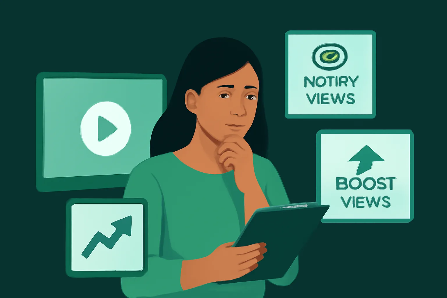 วิธีเลือกบริการเพิ่มยอดวิว TikTok: Notify Views vs Boost Views สำหรับร้านค้าออนไลน์ไทย