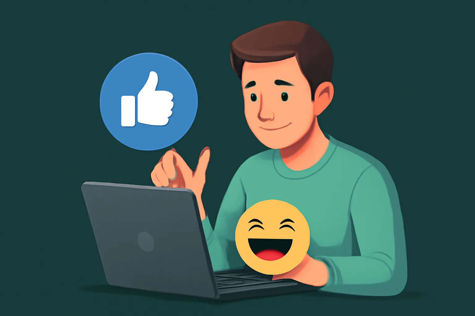 วิธีใช้บริการเพิ่มไลค์โพสต์ Facebook (Emoji) สื่อสารอารมณ์ลูกค้า