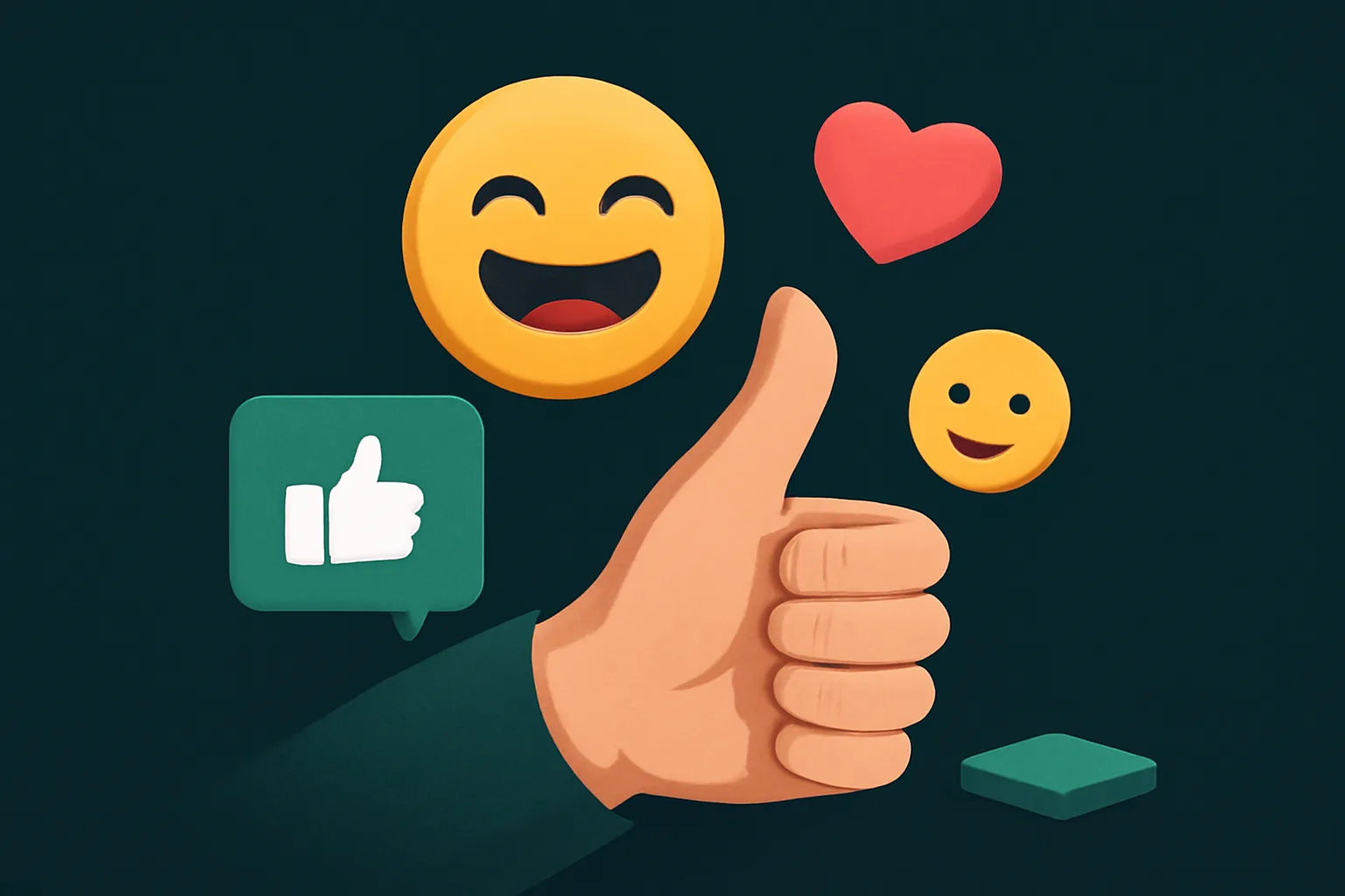 MetaSocial24Hr: วิธีเลือก Emoji Likes บน Facebook ให้โพสต์ร้านค้าดูเป็นธรรมชาติ