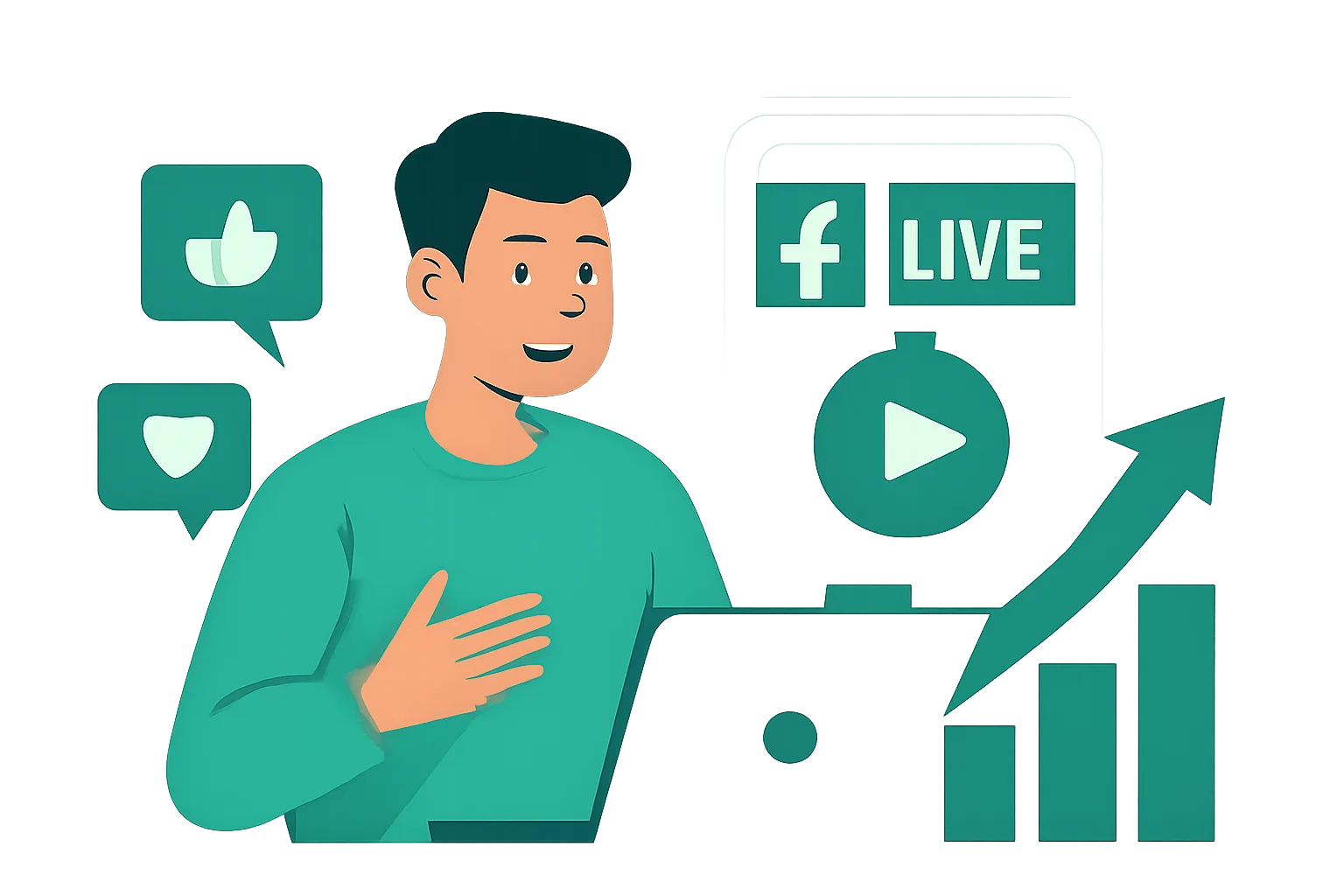 Facebook: สร้างรายได้จากการไลฟ์สด เพิ่มยอดวิว ยอดไลค์ สร้างการมีส่วนร่วม