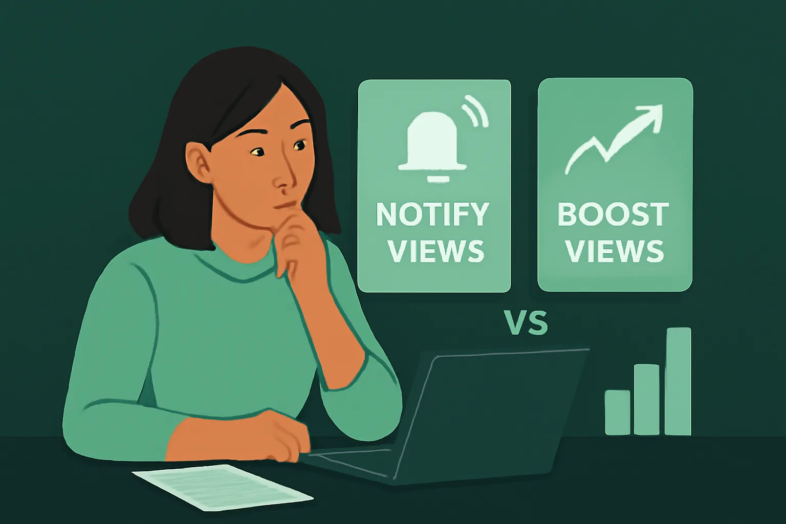วิธีเลือกแพ็กเกจเพิ่มยอดวิว TikTok: Notify Views vs Boost Views ร้านค้าออนไลน์เลือกแบบไหน?