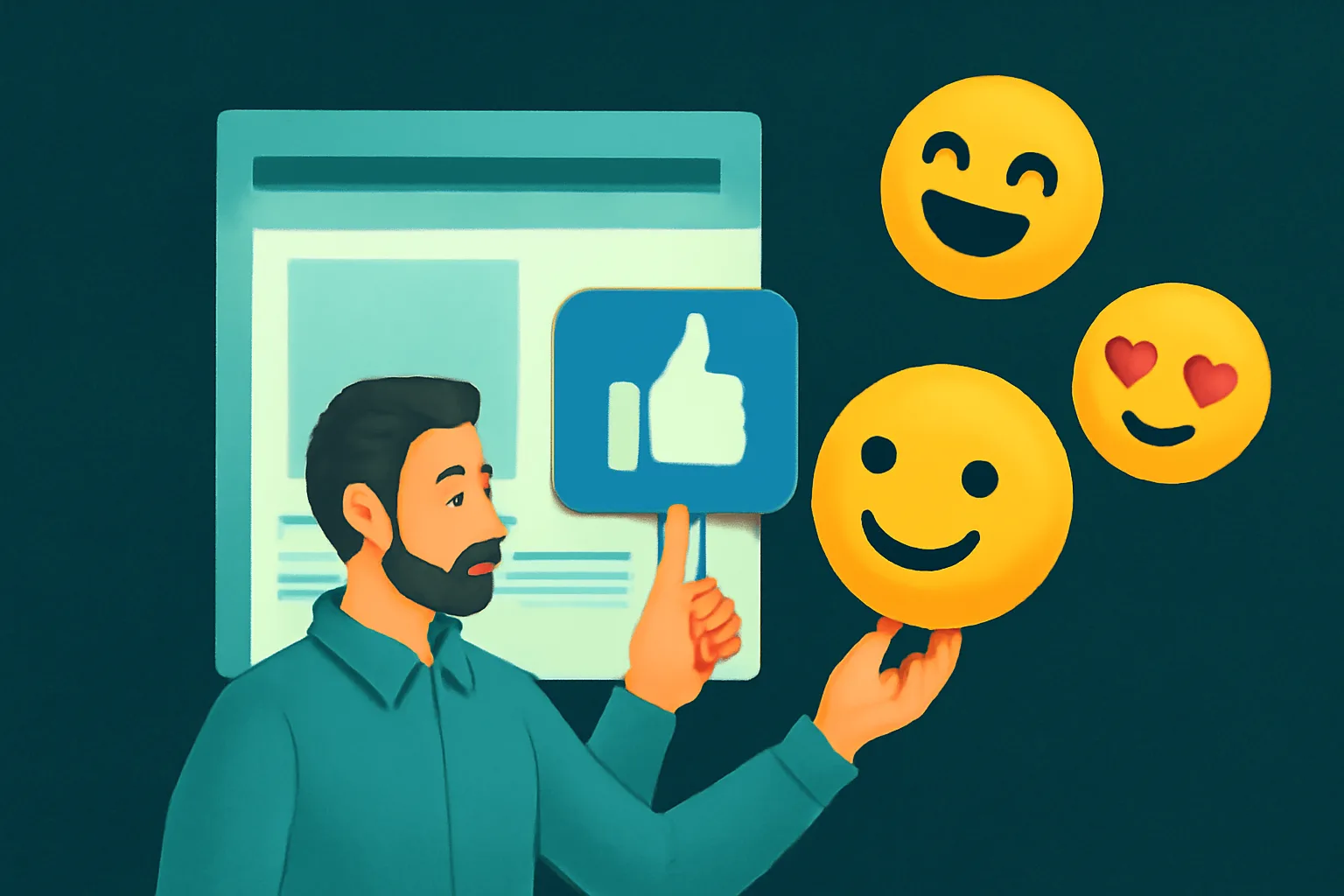วิธีเพิ่มยอดไลค์โพสต์ Facebook (Emoji) ให้ตรงใจกลุ่มเป้าหมาย | MetaSocial24Hr