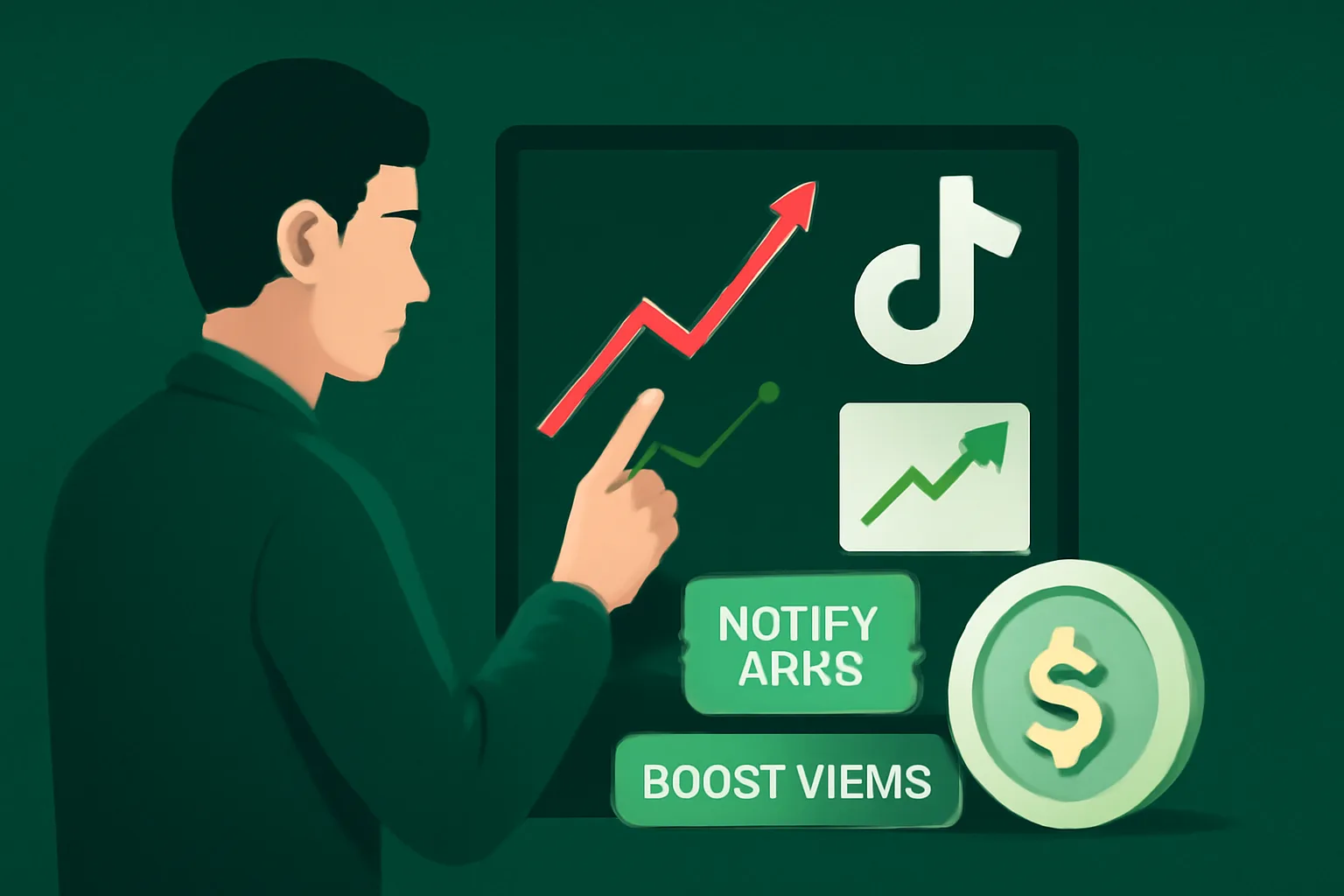 วิธีเพิ่มยอดวิววิดีโอ TikTok ให้ร้านค้าออนไลน์วัดผล ROI ได้แม่นยำ: Notify Views vs Boost Views