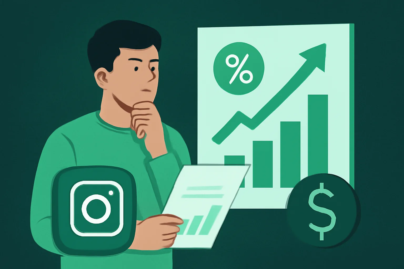 วิธีวัดผล ROI การใช้บริการเพิ่มผู้ติดตาม Instagram: ตัวชี้วัดสำคัญสำหรับเจ้าของร้านค้าออนไลน์