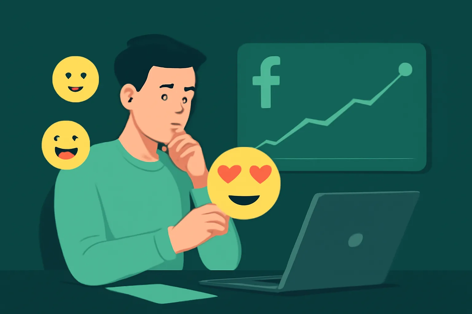 Facebook: วิธีวัดผลกำไรจากการเพิ่มยอดไลค์โพสต์ด้วย Emoji