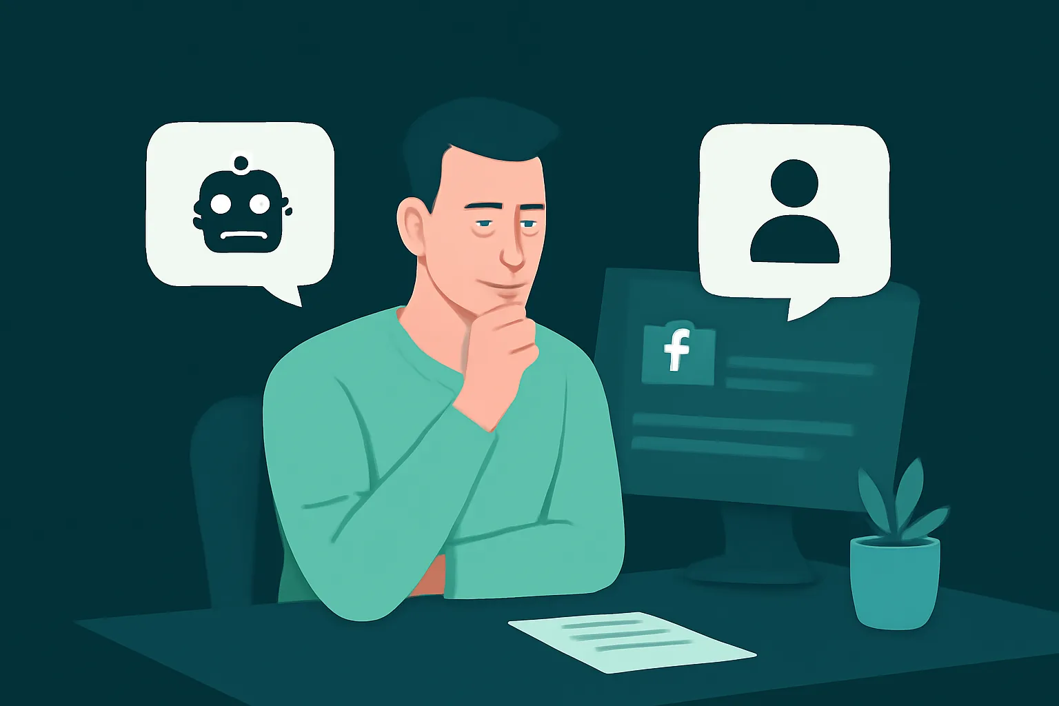 วิธีเลือกบริการเพิ่มผู้ติดตาม Facebook: Real Followers vs. Bot Followers สำหรับ SME