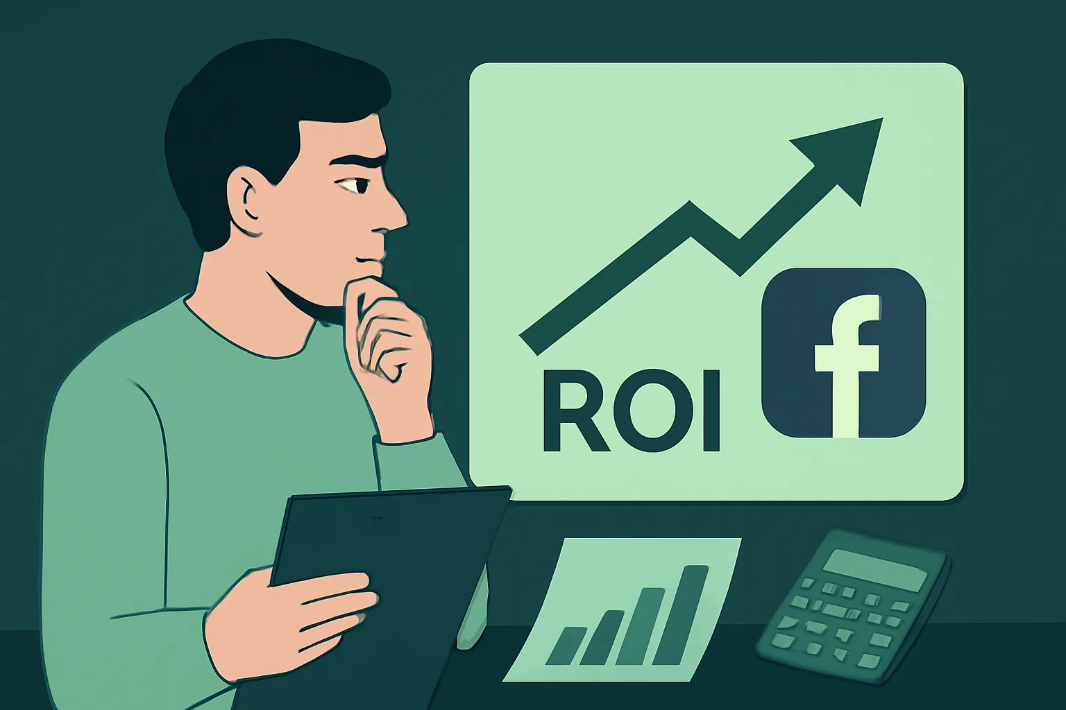 วิธีประเมินผลตอบแทนการลงทุน (ROI) จากการเพิ่มผู้ติดตาม Facebook (Thai)