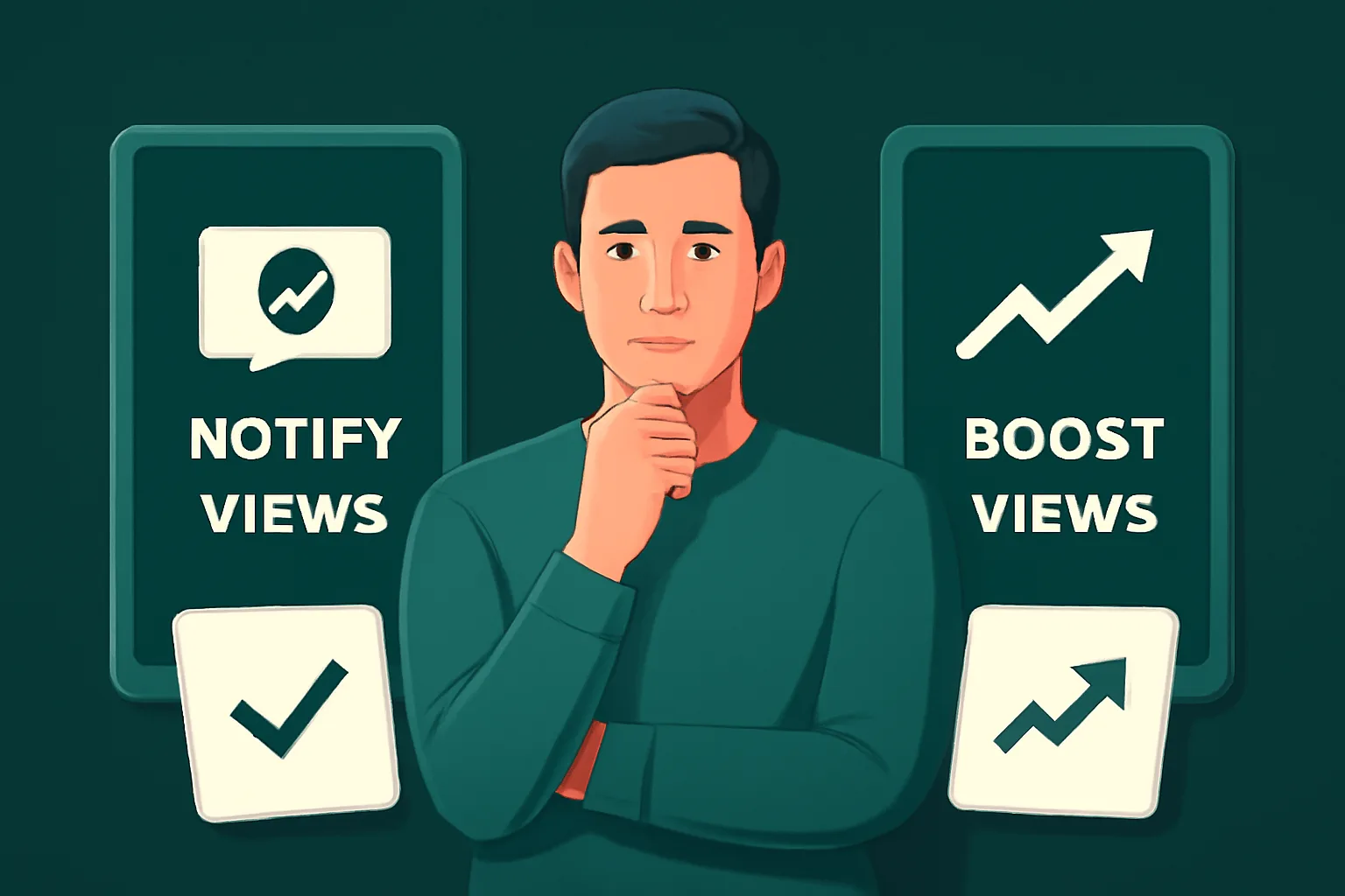 เปรียบเทียบ Notify Views vs Boost Views: เพิ่มยอดวิว TikTok ร้านค้าออนไลน์ต้องเลือกแบบไหน?