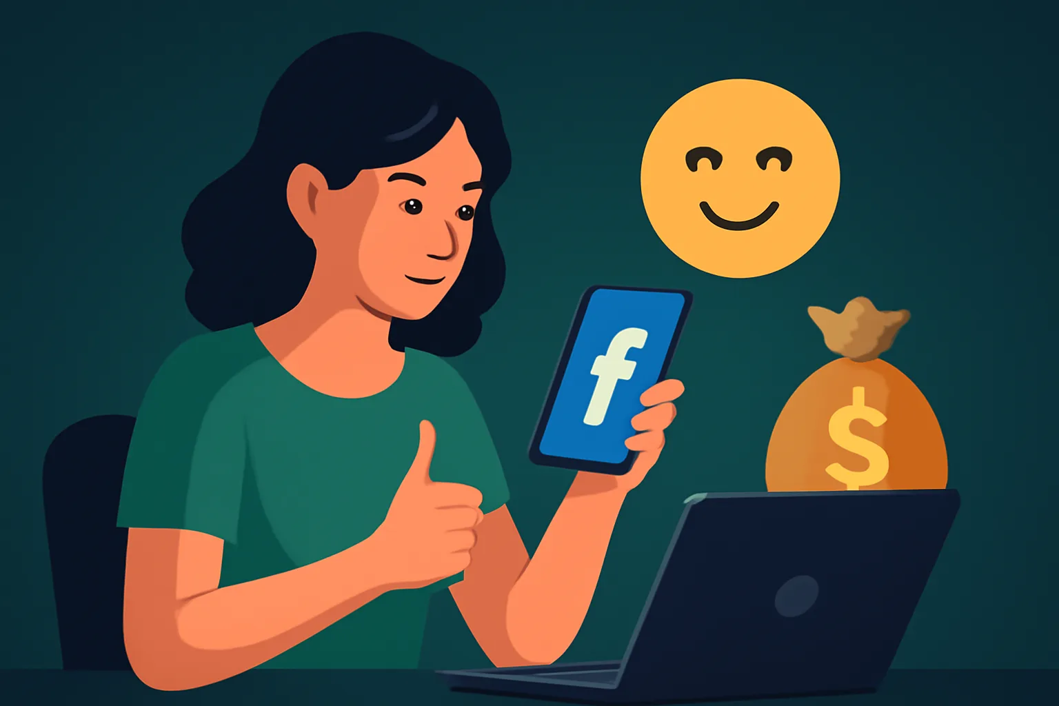Facebook: เลือก Emoji เพิ่มไลค์ให้โพสต์ร้านค้าออนไลน์