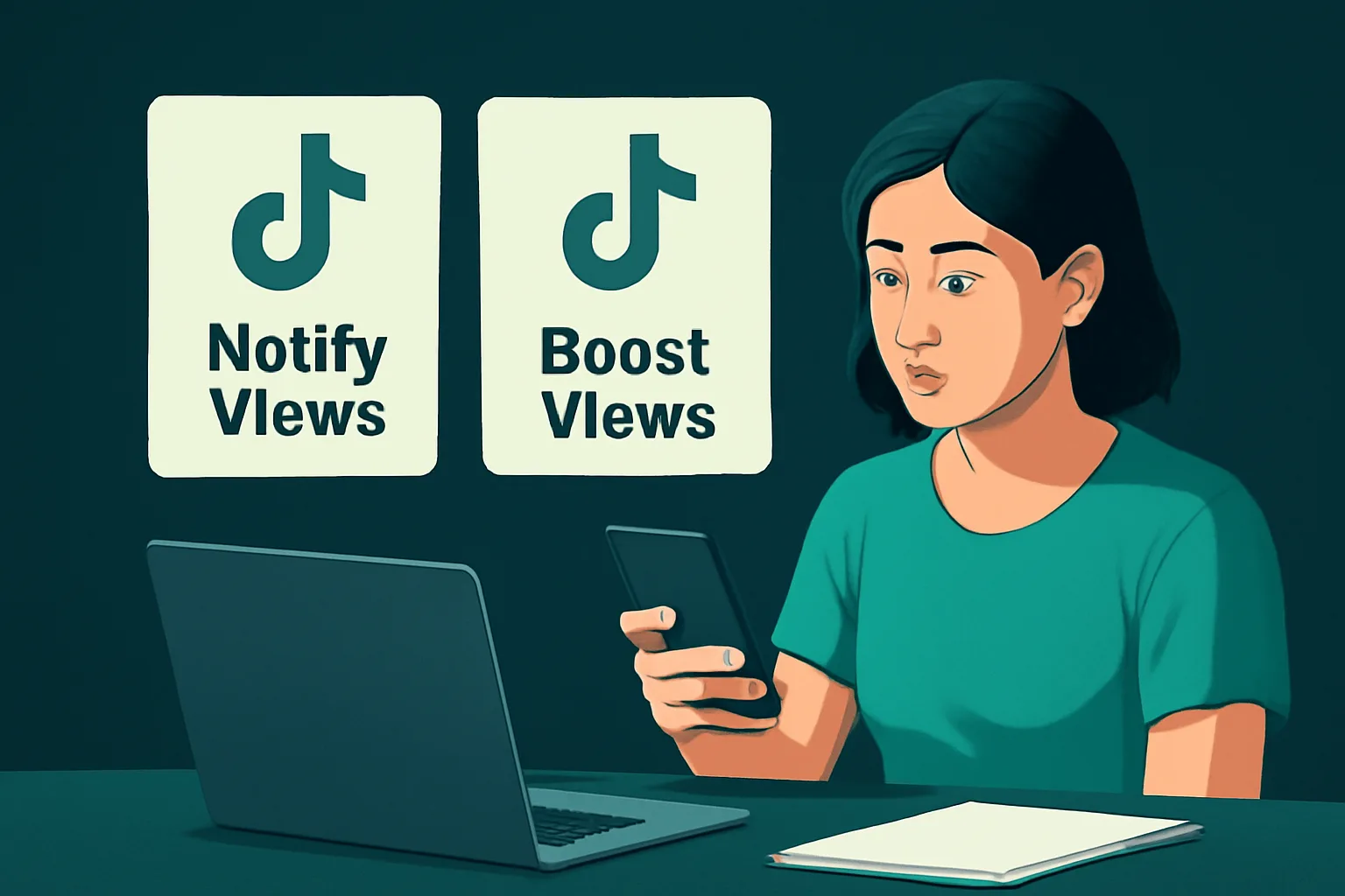วิธีเลือกแพ็กเกจเพิ่มยอดวิว TikTok 'Notify Views' vs 'Boost Views' ให้ร้านค้าออนไลน์เห็นผลจริง