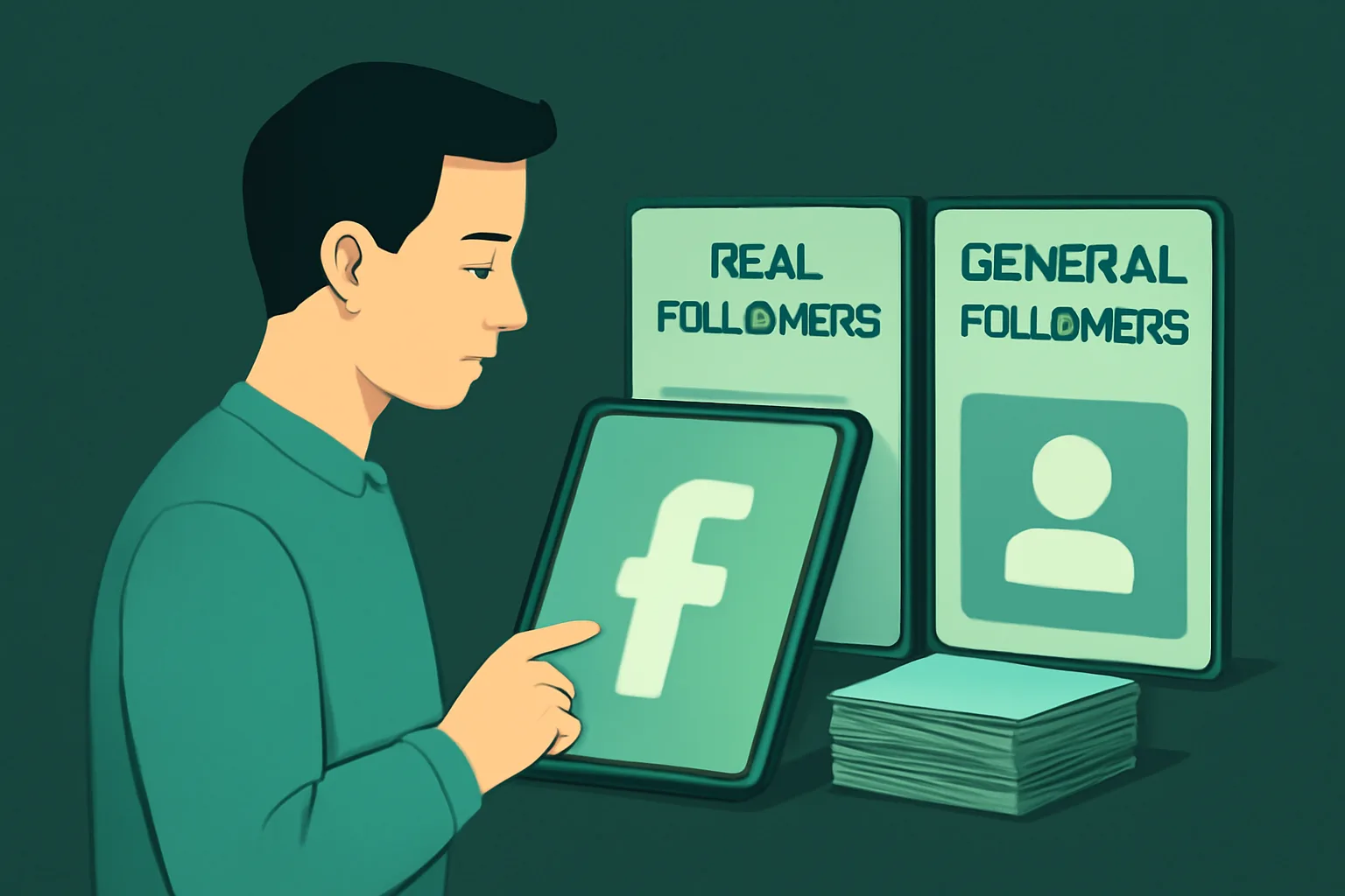 วิธีเลือกบริการเพิ่มผู้ติดตาม Facebook: Real Followers vs General Followers แบบไหนเหมาะกับร้านค้าออนไลน์