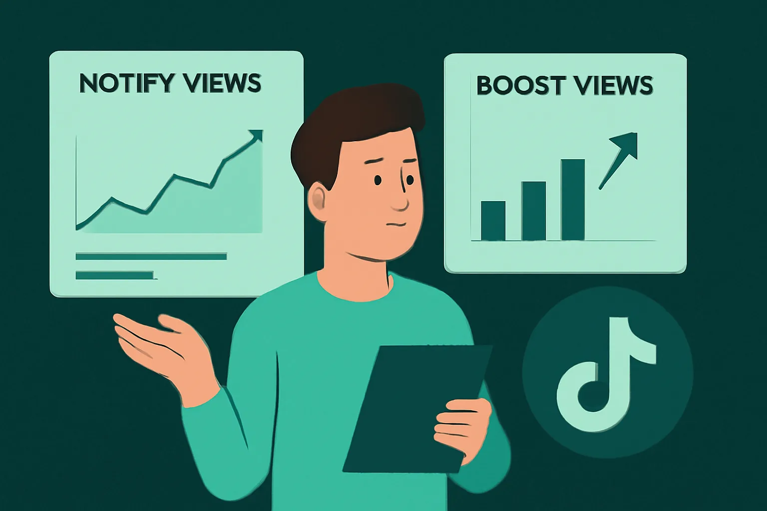 เปรียบเทียบ Notify Views vs Boost Views: เลือกบริการเพิ่มยอดวิว TikTok คุ้มค่าที่สุด