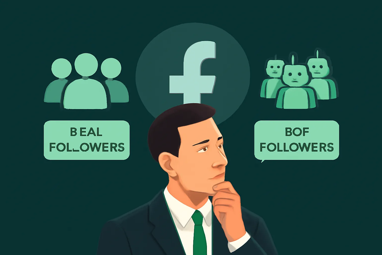 วิธีเลือกผู้ติดตาม Facebook: Real Followers vs. Bot Followers แบบไหนเหมาะกับธุรกิจค้าขายออนไลน์?