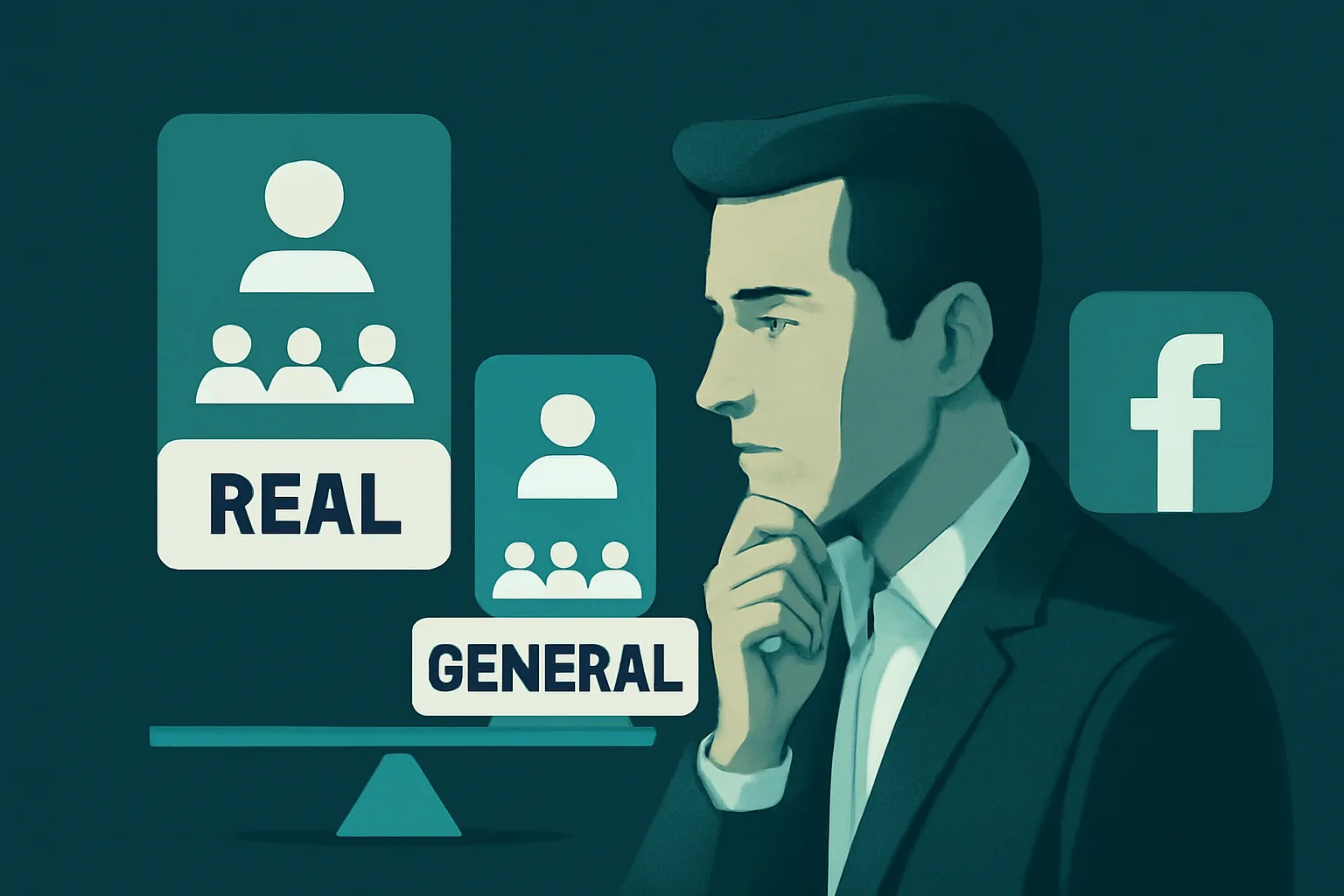 การเลือกจำนวนผู้ติดตาม Facebook ให้เหมาะกับธุรกิจ: Real vs General Followers