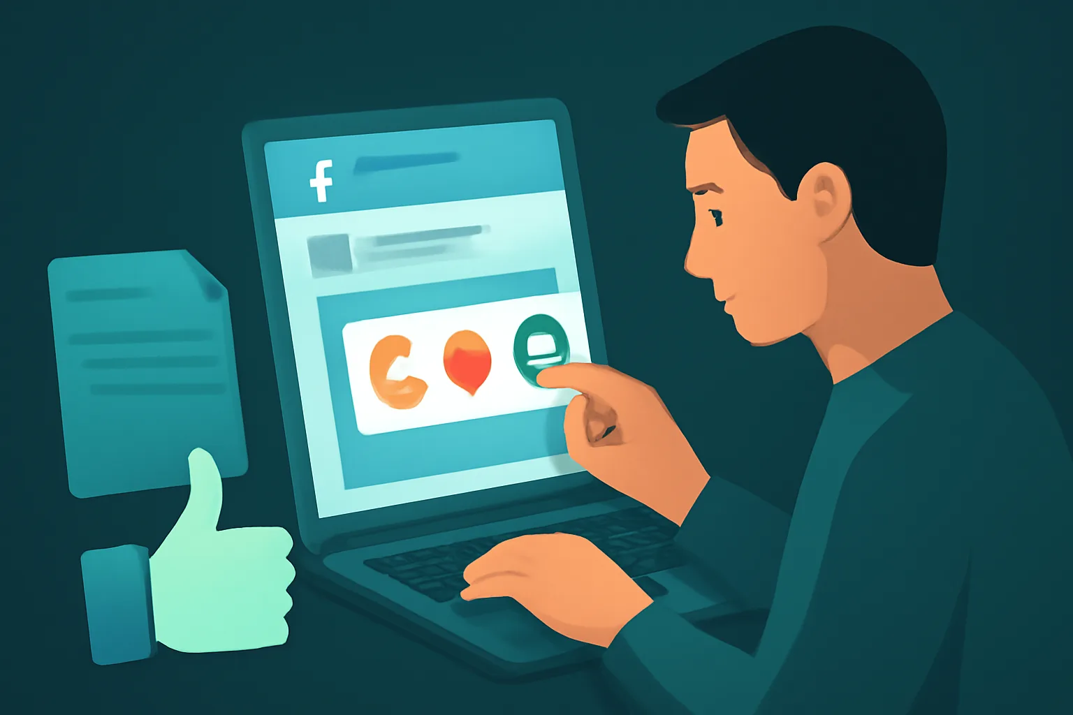 Facebook: วิธีเลือก Emoji เพิ่มไลค์ให้โพสต์ สื่อสารตรงใจแบรนด์