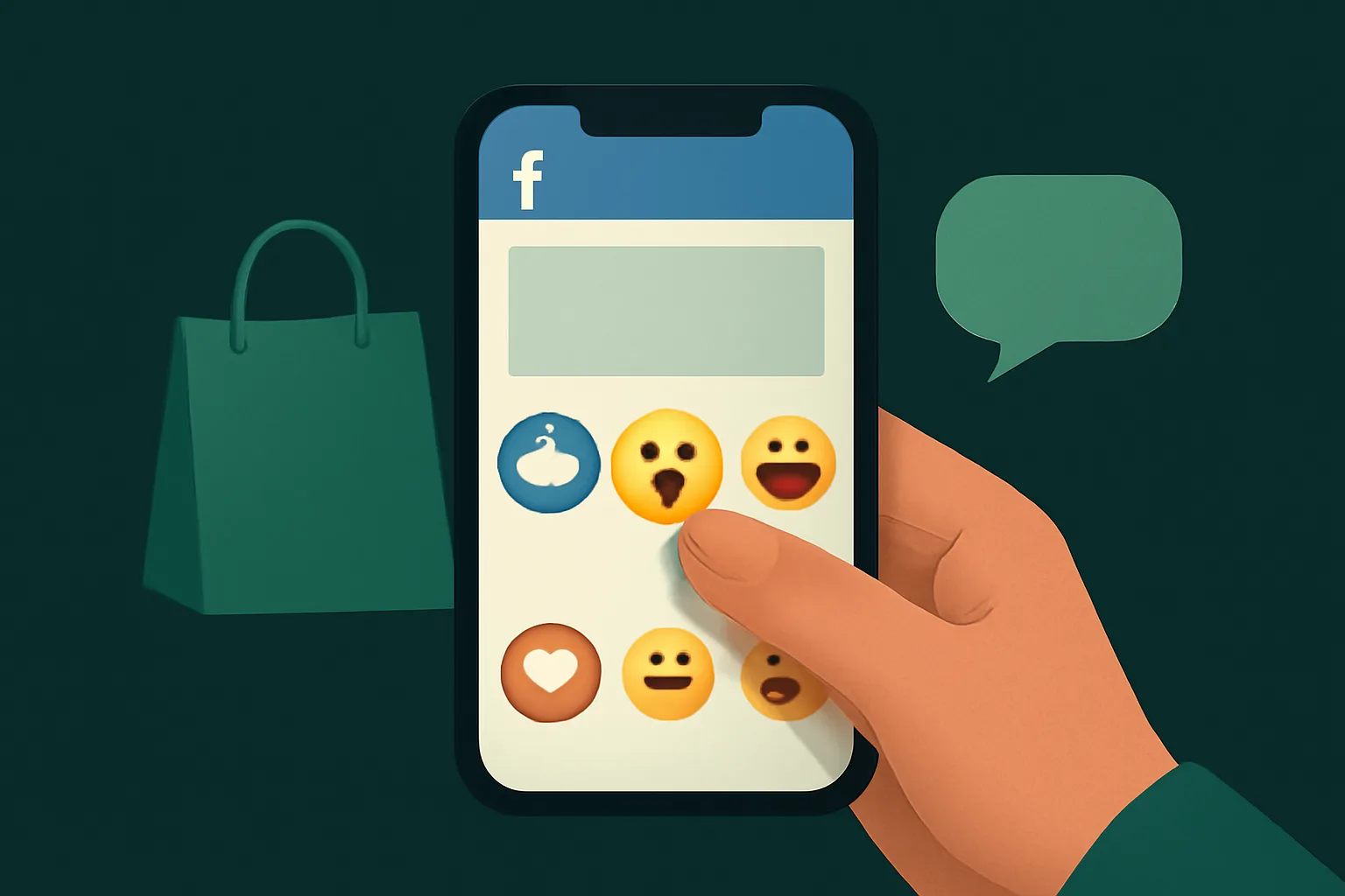 วิธีเลือก Emoji Likes บน Facebook ให้โพสต์ขายสินค้า "ปัง"