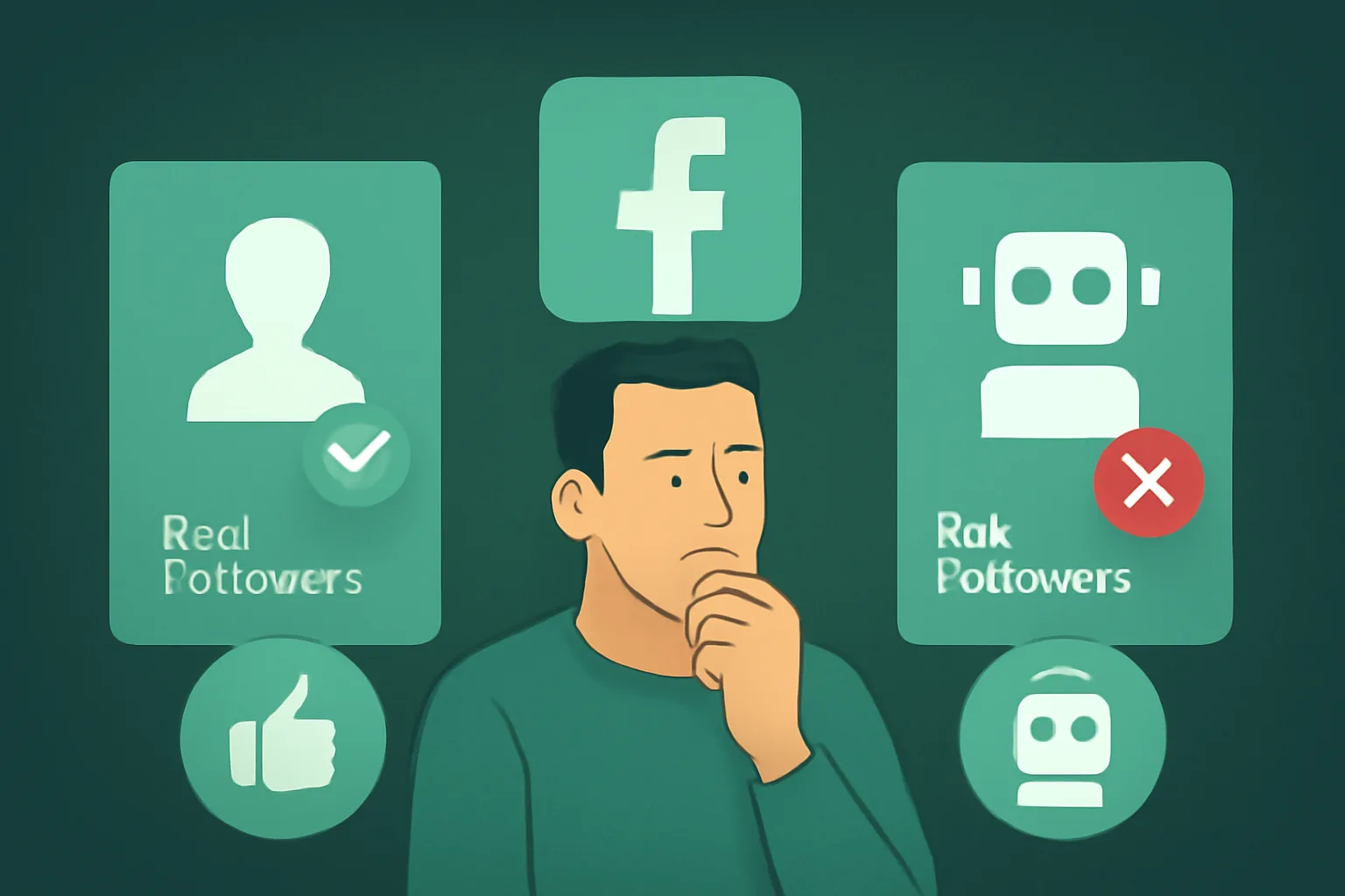 วิธีประเมินความคุ้มค่า: เพิ่มผู้ติดตาม Facebook คนไทย แท้ vs บอท สำหรับร้านค้า